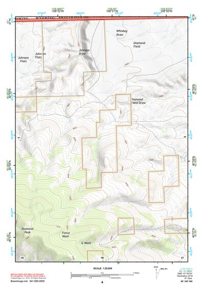 40108NW Page 4 Canyon Of Lodore Topo Preview 1