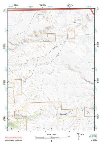 40108NW Page 5 Canyon Of Lodore Topo Preview 1