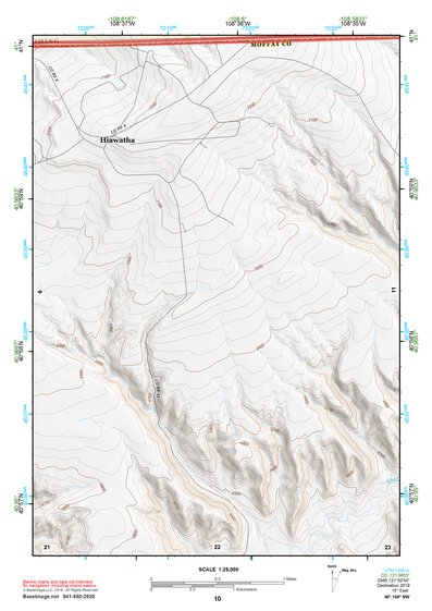 40108NW Page 10 Canyon Of Lodore Topo Preview 1