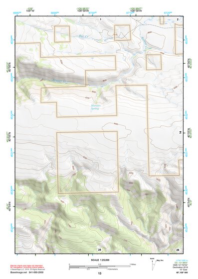 40108NW Page 13 Canyon Of Lodore Topo Preview 1
