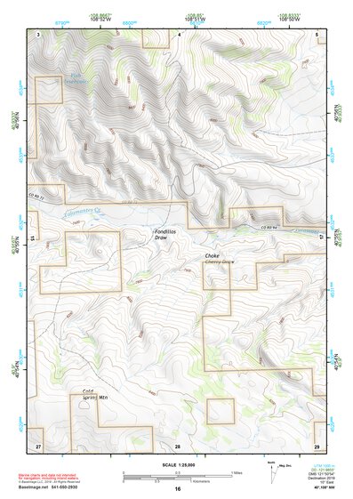 40108NW Page 16 Canyon Of Lodore Topo Preview 1