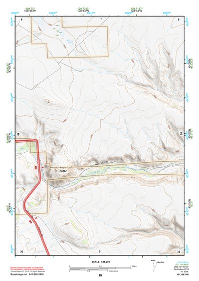 40108NW Page 19 Canyon Of Lodore Topo Preview 1