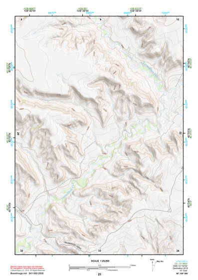 40108NW Page 21 Canyon Of Lodore Topo Preview 1