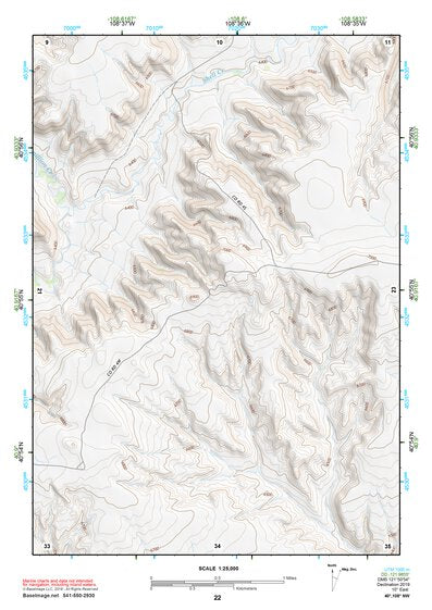 40108NW Page 22 Canyon Of Lodore Topo Preview 1