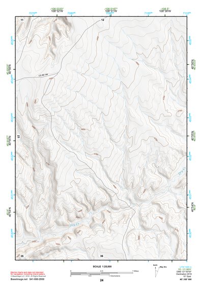 40108NW Page 24 Canyon Of Lodore Topo Preview 1