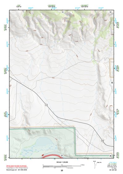 40108NW Page 25 Canyon Of Lodore Topo Preview 1