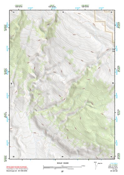 40108NW Page 27 Canyon Of Lodore Topo Preview 1