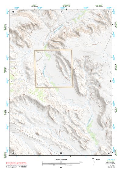 40108NW Page 32 Canyon Of Lodore Topo Preview 1