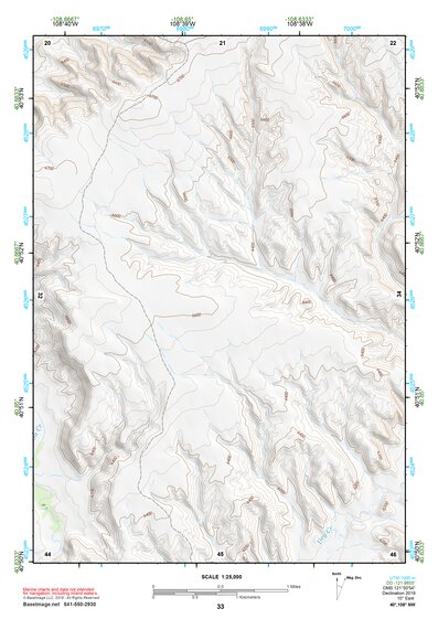 40108NW Page 33 Canyon Of Lodore Topo Preview 1