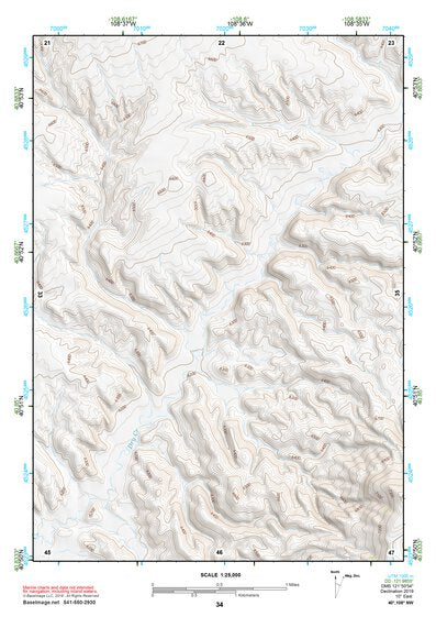 40108NW Page 34 Canyon Of Lodore Topo Preview 1