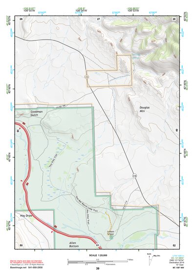 40108NW Page 39 Canyon Of Lodore Topo Preview 1