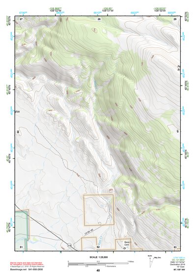 40108NW Page 40 Canyon Of Lodore Topo Preview 1