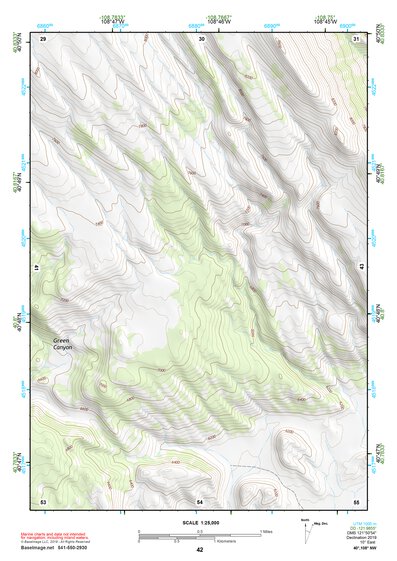 40108NW Page 42 Canyon Of Lodore Topo Preview 1