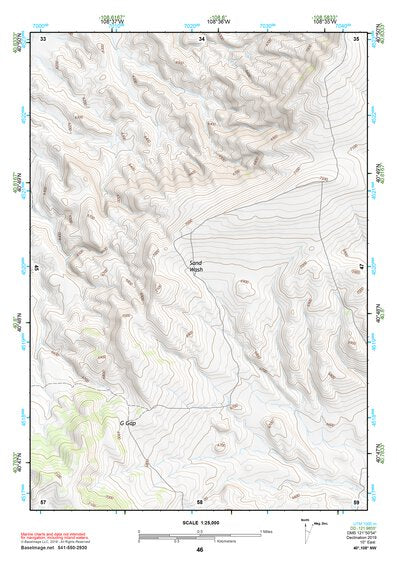 40108NW Page 46 Canyon Of Lodore Topo Preview 1