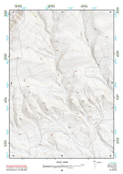 40108NW Page 47 Canyon Of Lodore Topo Preview 1