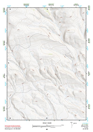 40108NW Page 48 Canyon Of Lodore Topo Preview 1