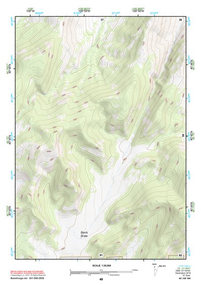 40108NW Page 49 Canyon Of Lodore Topo Preview 1