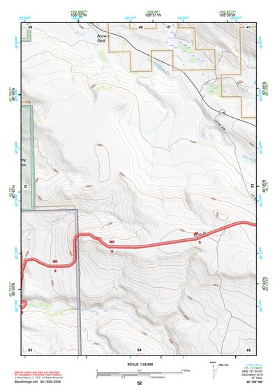 40108NW Page 52 Canyon Of Lodore Topo Preview 1