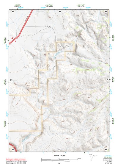 40108NW Page 55 Canyon Of Lodore Topo Preview 1