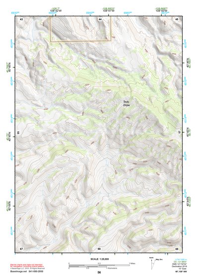 40108NW Page 56 Canyon Of Lodore Topo Preview 1
