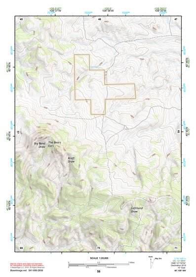 40108NW Page 58 Canyon Of Lodore Topo Preview 1