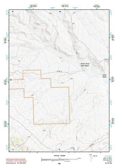 40108NW Page 60 Canyon Of Lodore Topo Preview 1