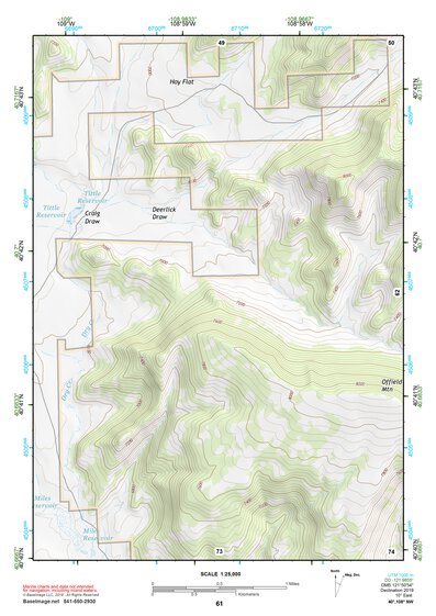 40108NW Page 61 Canyon Of Lodore Topo Preview 1