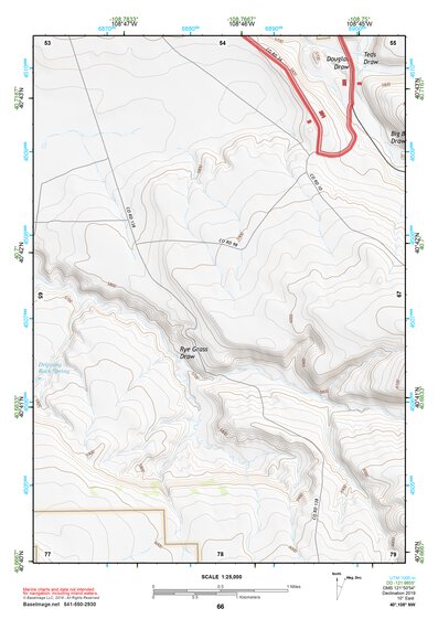40108NW Page 66 Canyon Of Lodore Topo Preview 1