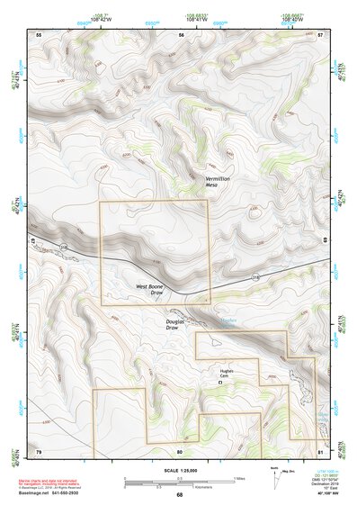 40108NW Page 68 Canyon Of Lodore Topo Preview 1
