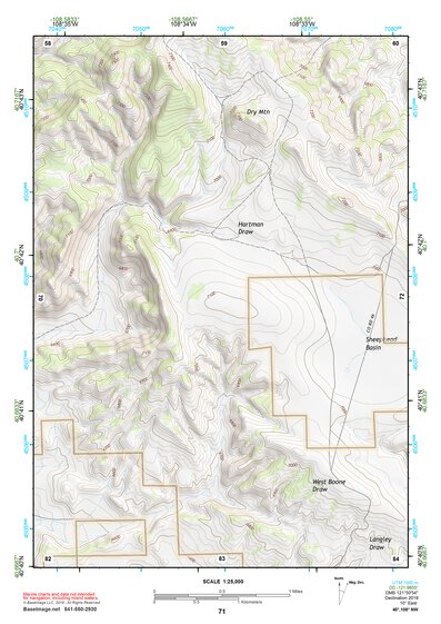 40108NW Page 71 Canyon Of Lodore Topo Preview 1