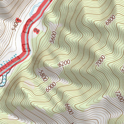 40108NW Page 74 Canyon Of Lodore Topo Preview 3