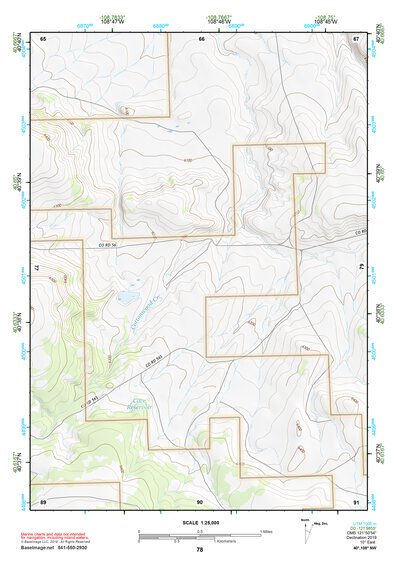 40108NW Page 78 Canyon Of Lodore Topo Preview 1