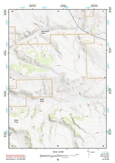40108NW Page 82 Canyon Of Lodore Topo Preview 1
