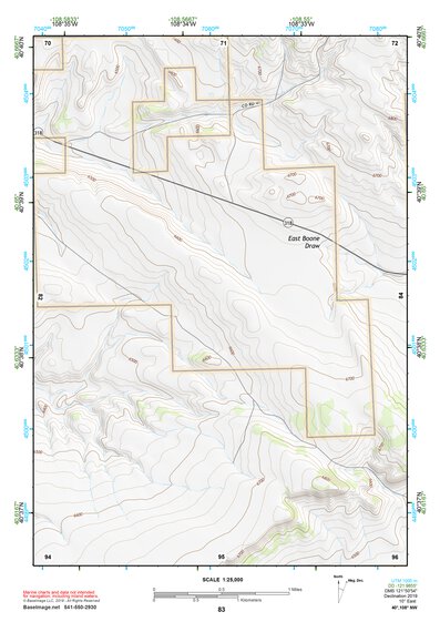40108NW Page 83 Canyon Of Lodore Topo Preview 1