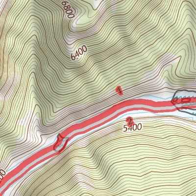 40108NW Page 85 Canyon Of Lodore Topo Preview 3