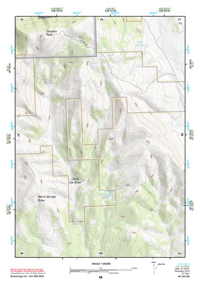 40108NW Page 88 Canyon Of Lodore Topo Preview 1