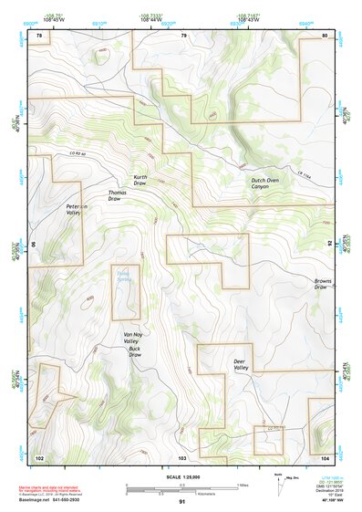 40108NW Page 91 Canyon Of Lodore Topo Preview 1