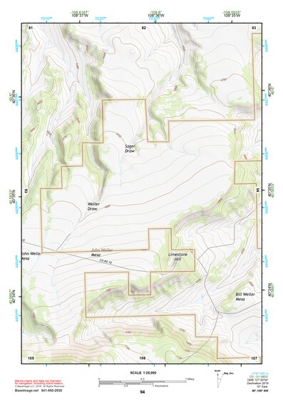 40108NW Page 94 Canyon Of Lodore Topo Preview 1