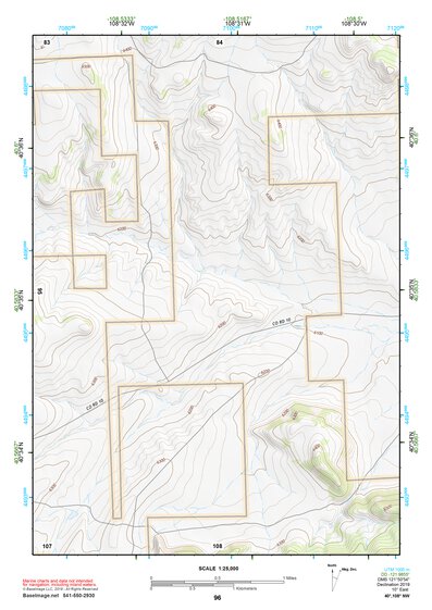 40108NW Page 96 Canyon Of Lodore Topo Preview 1