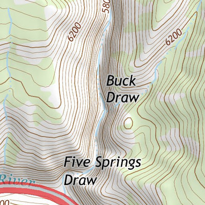40108NW Page 102 Canyon Of Lodore Topo Preview 3