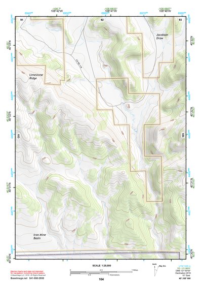 40108NW Page 104 Canyon Of Lodore Topo Preview 1