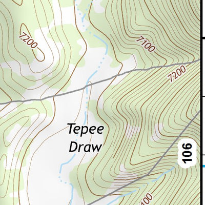 40108NW Page 105 Canyon Of Lodore Topo Preview 3
