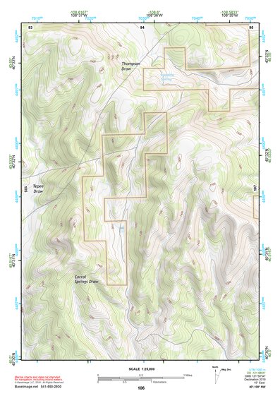 40108NW Page 106 Canyon Of Lodore Topo Preview 1