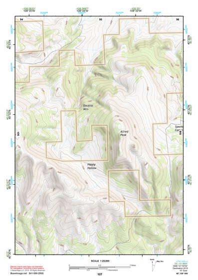 40108NW Page 107 Canyon Of Lodore Topo Preview 1
