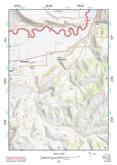 40108SW Page 91 Rangely Topo Preview 1