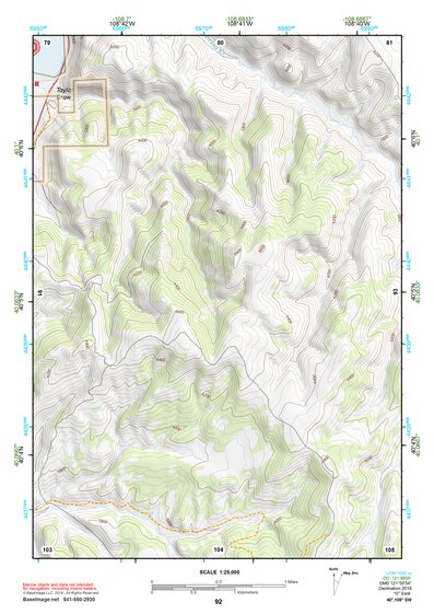 40108SW Page 92 Rangely Topo Preview 1