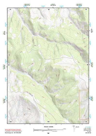 40108SW Page 94 Rangely Topo Preview 1