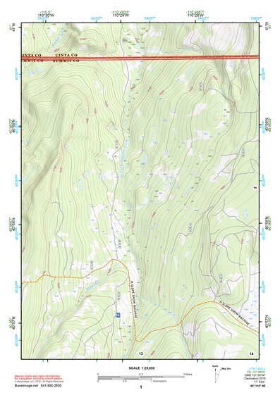 40110NE Page 1 Kings Peak Topo Preview 1
