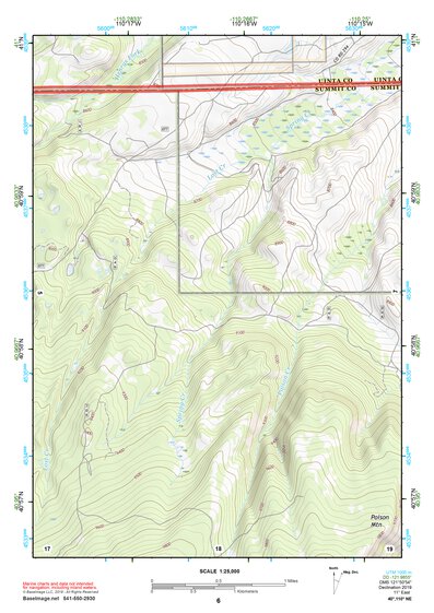 40110NE Page 6 Kings Peak Topo Preview 1