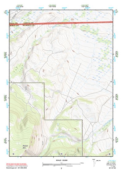 40110NE Page 7 Kings Peak Topo Preview 1